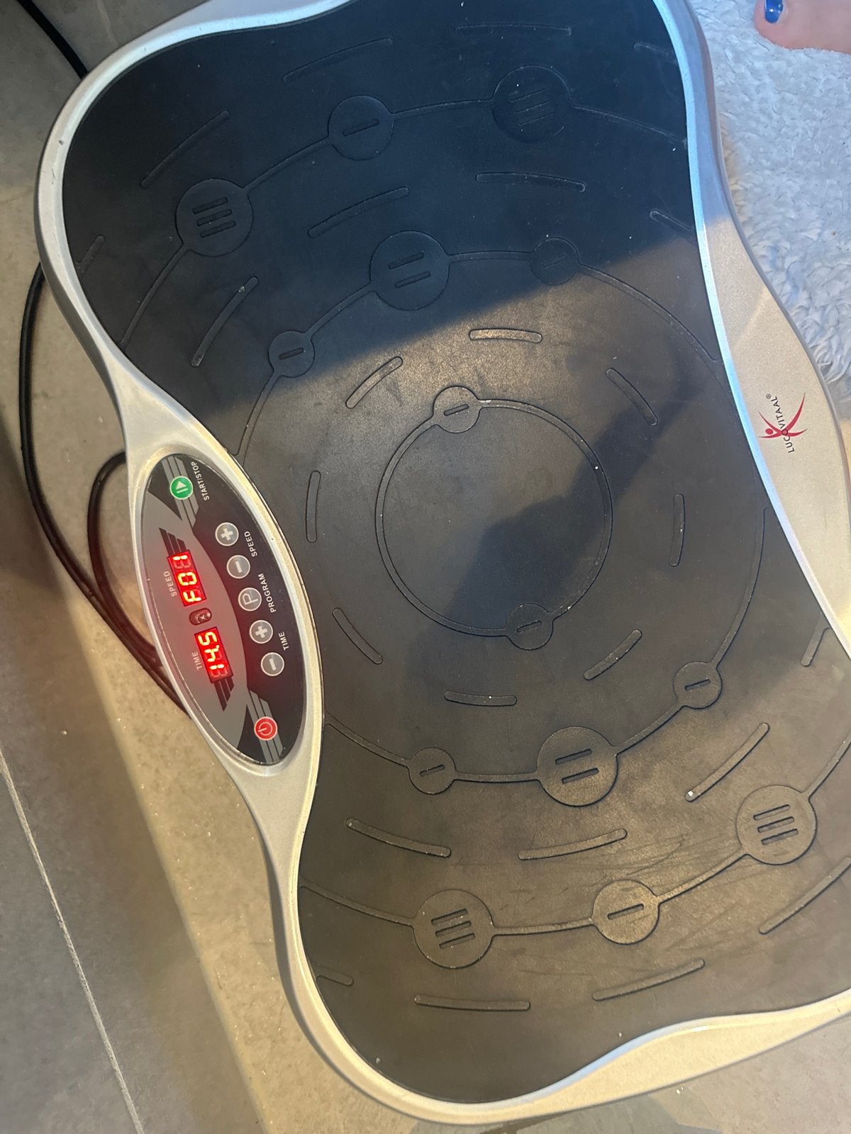 Trilplaat - Fitness Vibratie Platform, Kunststof, Trilplaat, Ophalen of Verzenden, Zo goed als nieuw