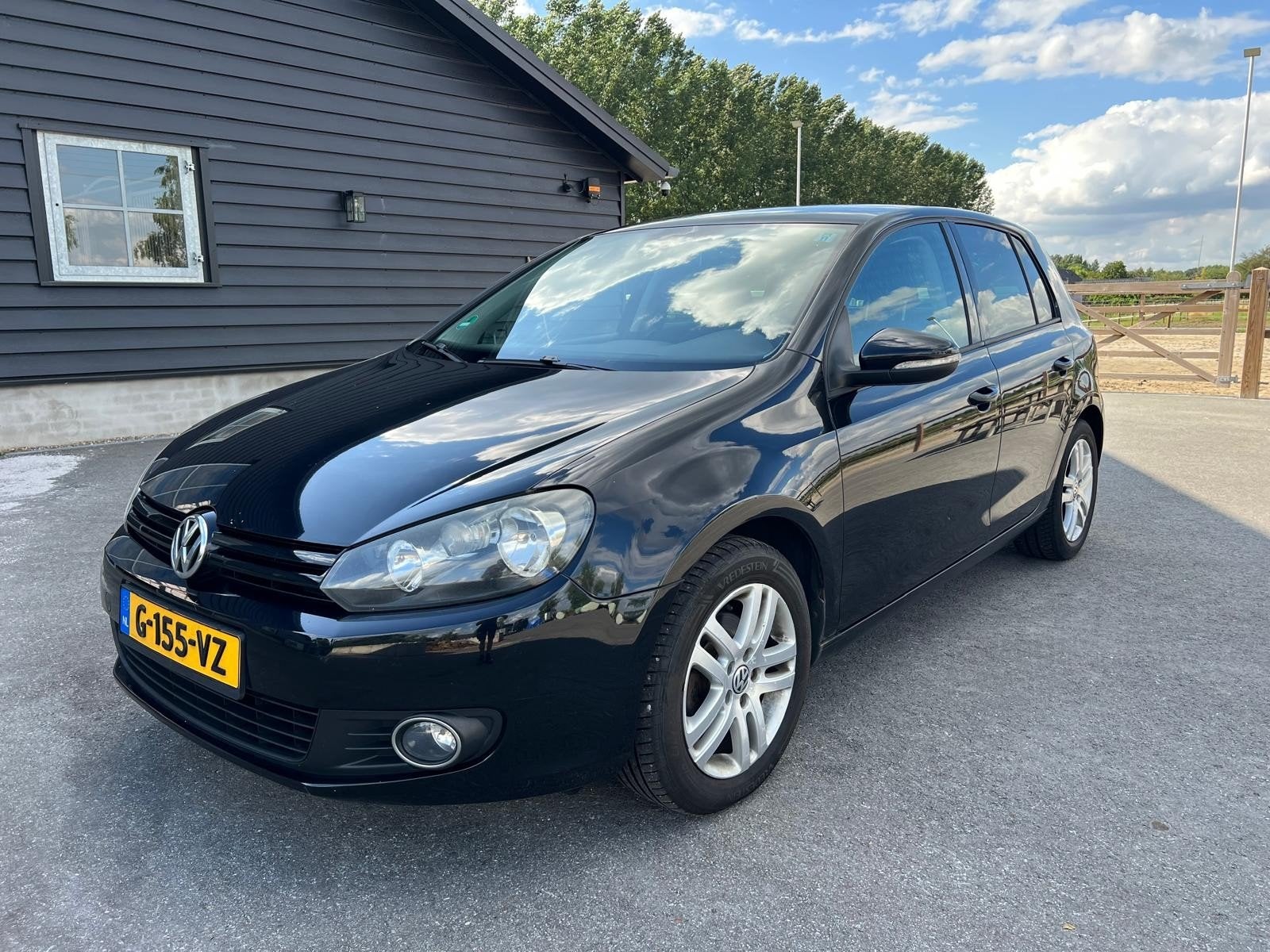Volkswagen Golf 1.4 16V 59KW 5D 2009 Zwart, Auto's, Voorwielaandrijving, 4 cilinders, 1117 kg, Handgeschakeld