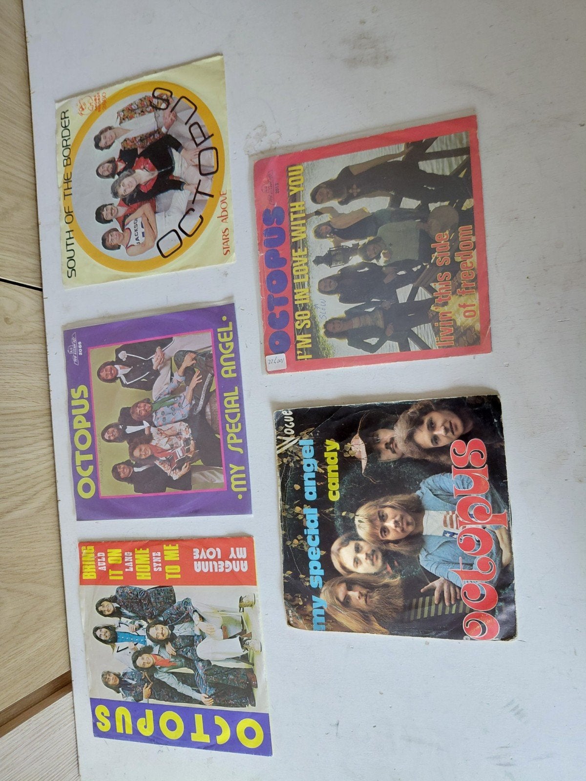 Octopus Vinyl Singles Collectie - Pop/Rock 7 inch EP's, Gebruikt, 7 inch, Ophalen of Verzenden, EP