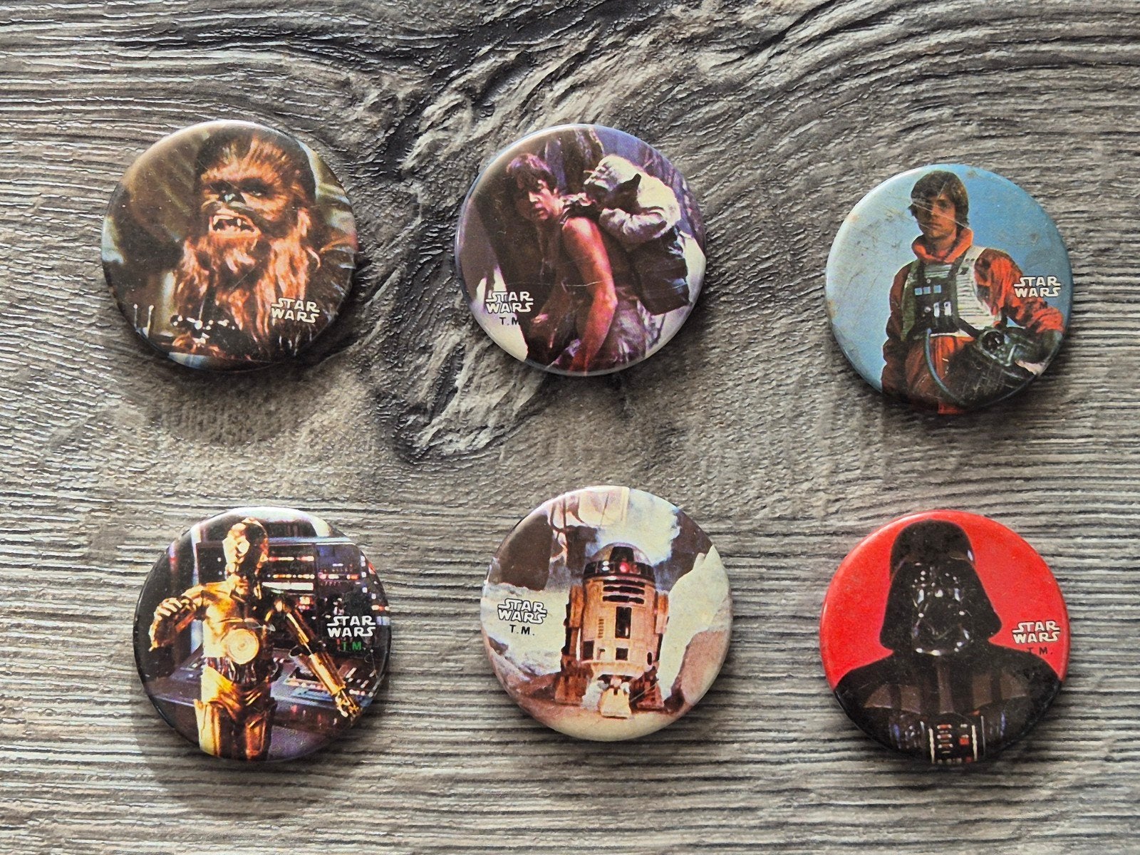 Vintage Apple & Egg Star Wars Buttons (1982), Verzamelen, Ophalen of Verzenden, Gebruikt, Overige typen