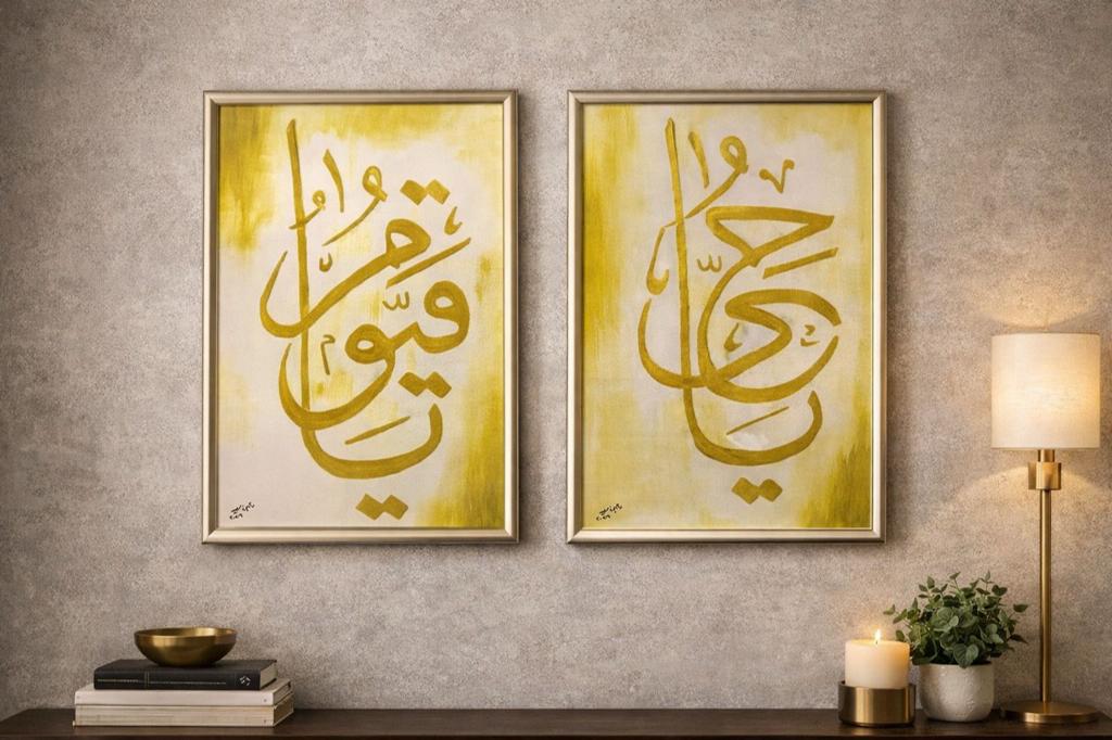 Acrylic Arabic Painting, Ophalen of Verzenden