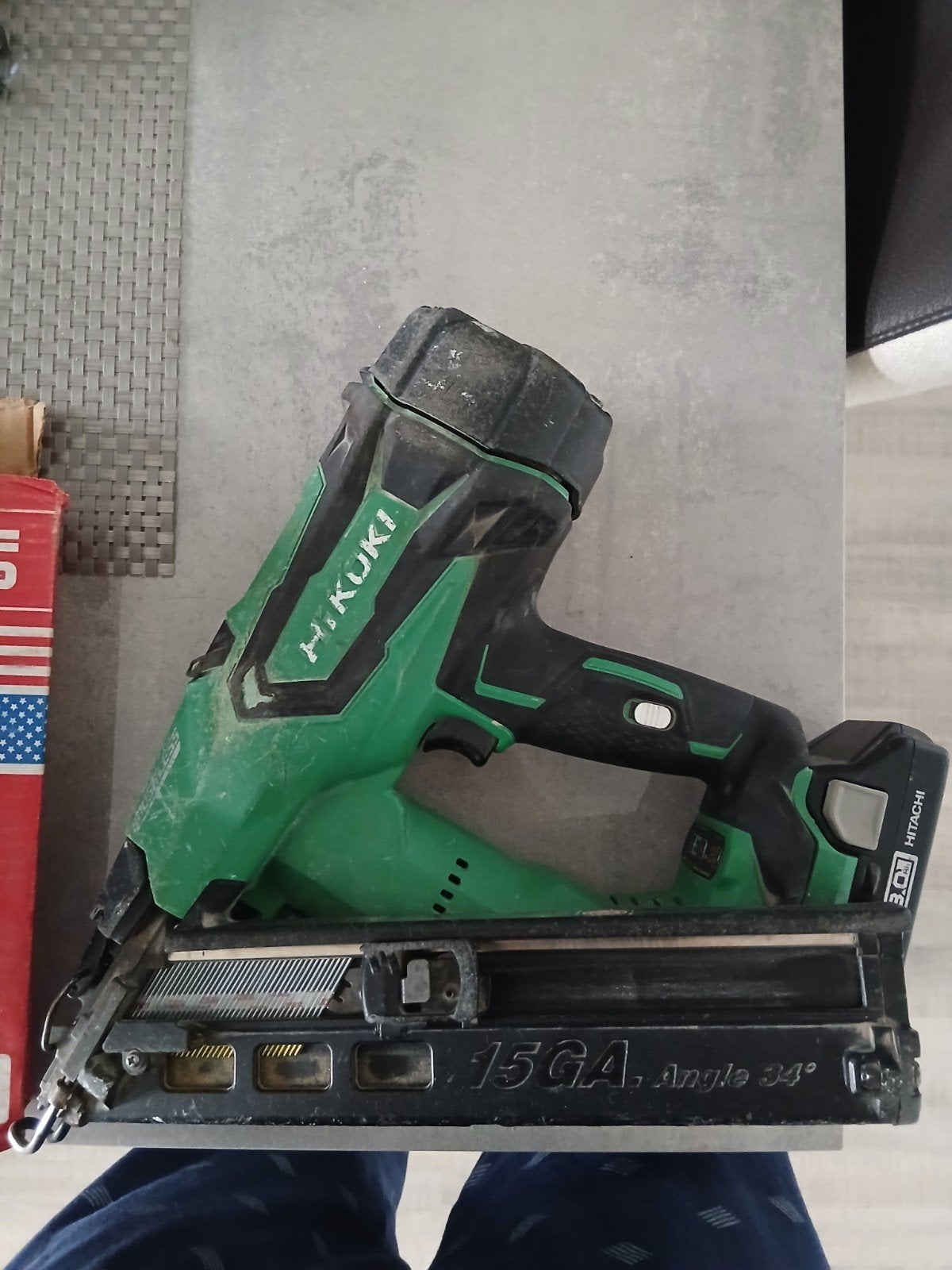 hikoki tacker, Ophalen of Verzenden, Zo goed als nieuw, Minder dan 600 watt, Overige typen