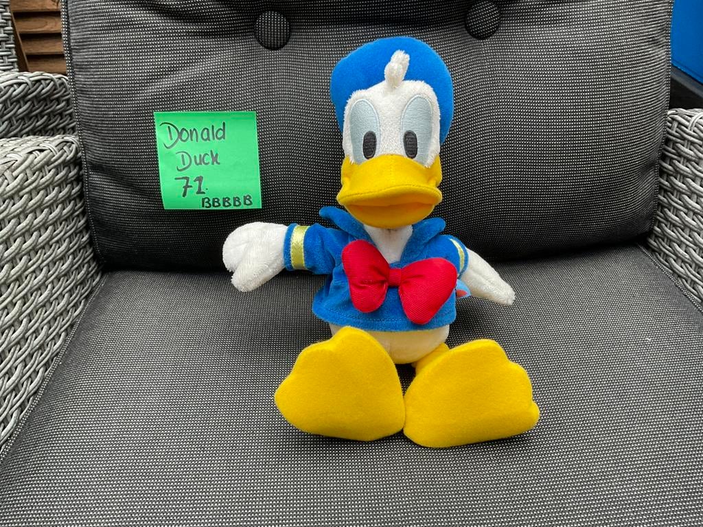 Nieuwe zgan Donald Duck knuffel 30 cm, Ophalen, Donald Duck, Zo goed als nieuw, Knuffel
