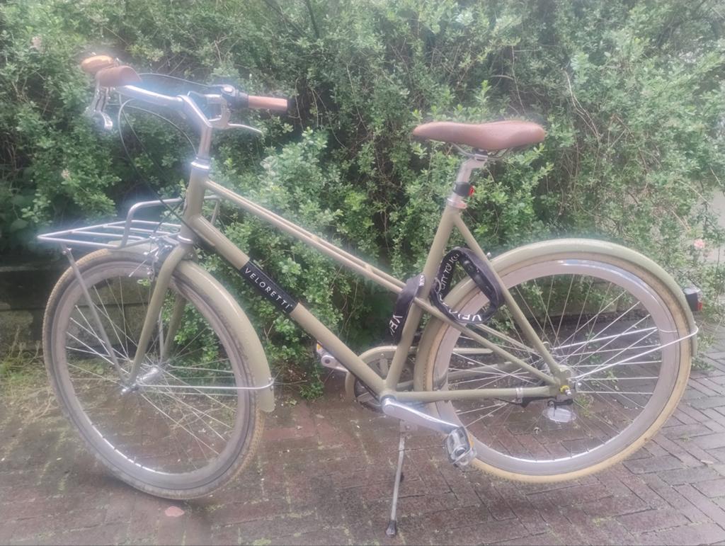 Veloretti Amsterdam Damesfiets - Zo goed als nieuw, Fietsen en Brommers, Velgrem, Versnellingen, Zo goed als nieuw, 50 tot 53 cm