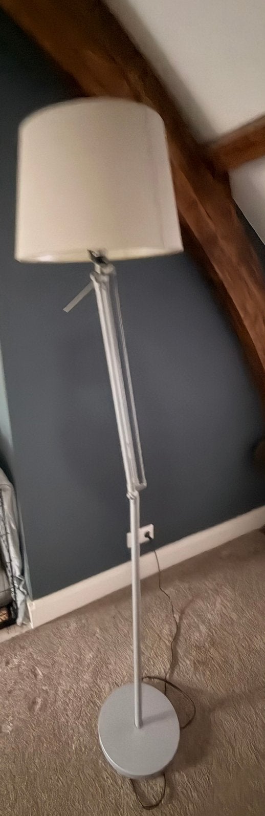 Buigbare vloerlamp, Ophalen, Zo goed als nieuw, Minder dan 100 cm