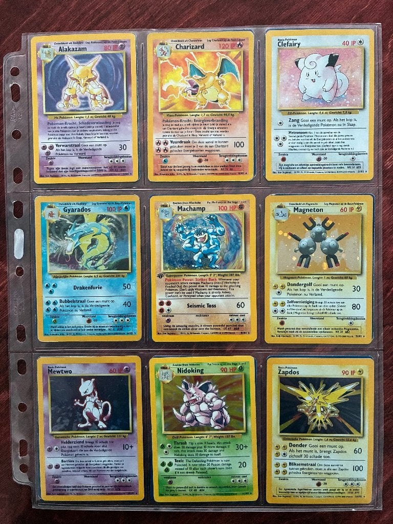 Pokemonkaarten collectie (304) - uit diverse (vintage) sets, Ophalen of Verzenden, Zo goed als nieuw, Meerdere kaarten