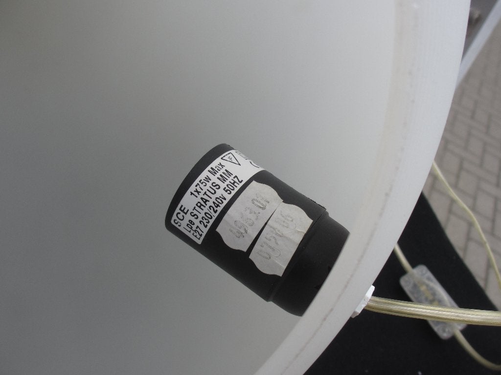 Design Vloerlamp SCE / France- vintage space age, Kunststof, Gebruikt, Minder dan 100 cm, E27 (groot)