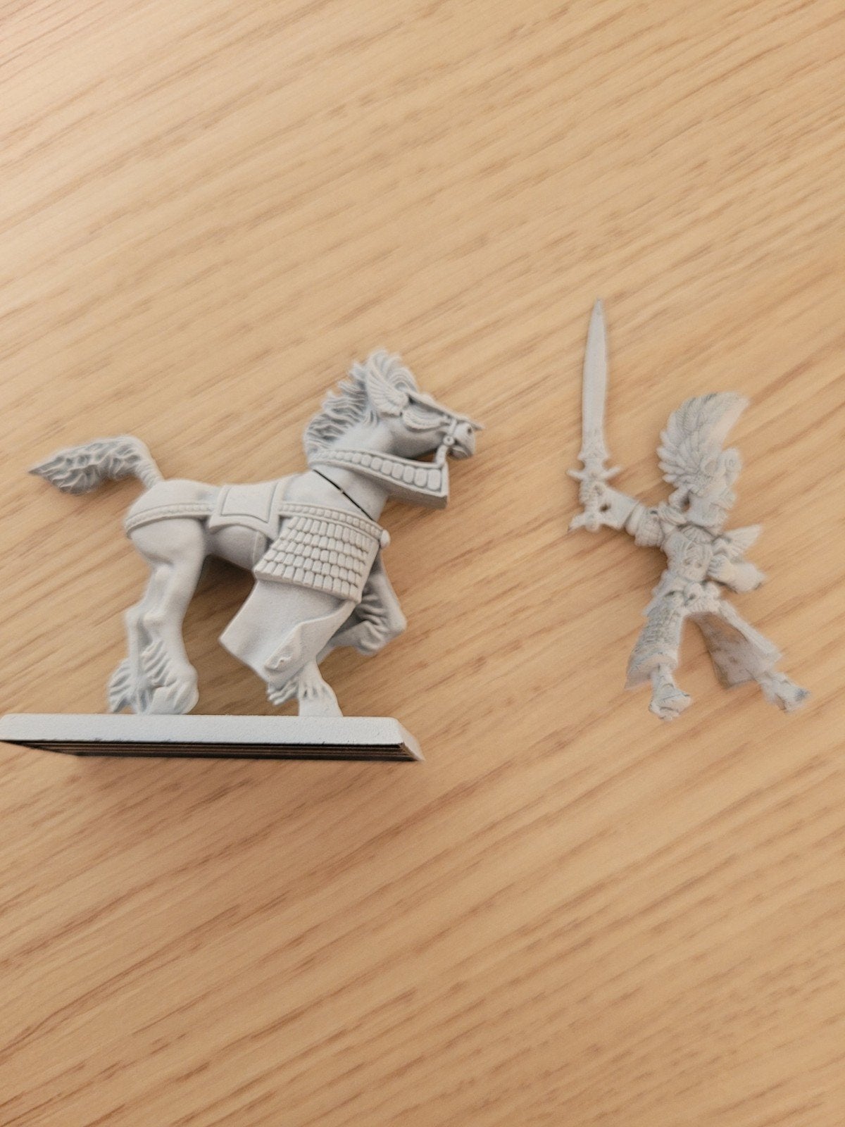 High Elf Silver Helm Champion Warhammer Miniatuur, Ophalen of Verzenden, Zo goed als nieuw
