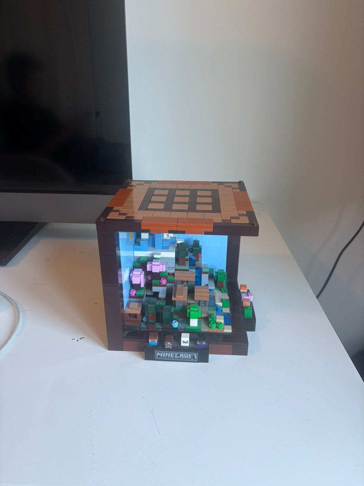 Lego minecraft crafting table, Ophalen, Zo goed als nieuw