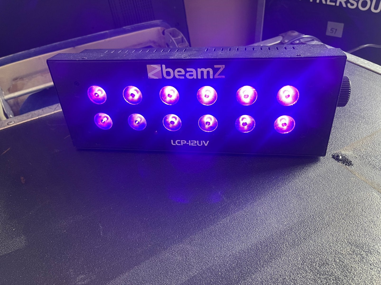BEAMZ LCP-12UV BLACKLIGHT  12x3Watt LEDS  BLACK LIGHT, Ophalen, Gebruikt, Licht, Kleur