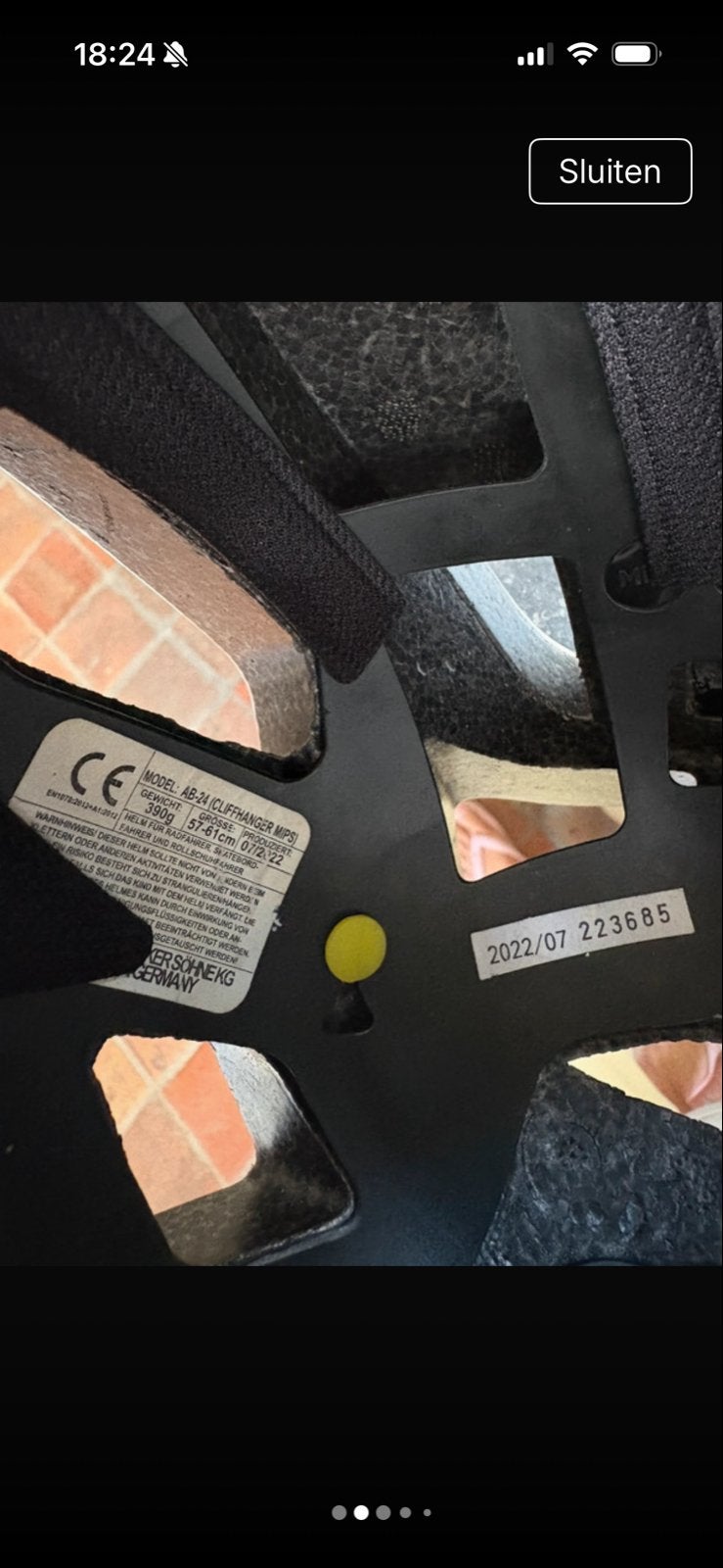 ABUS Cliffhanger MIPS Fietshelm - Wit (57-61cm), Ophalen of Verzenden, Gebruikt, Overige maten, Heer of Dame