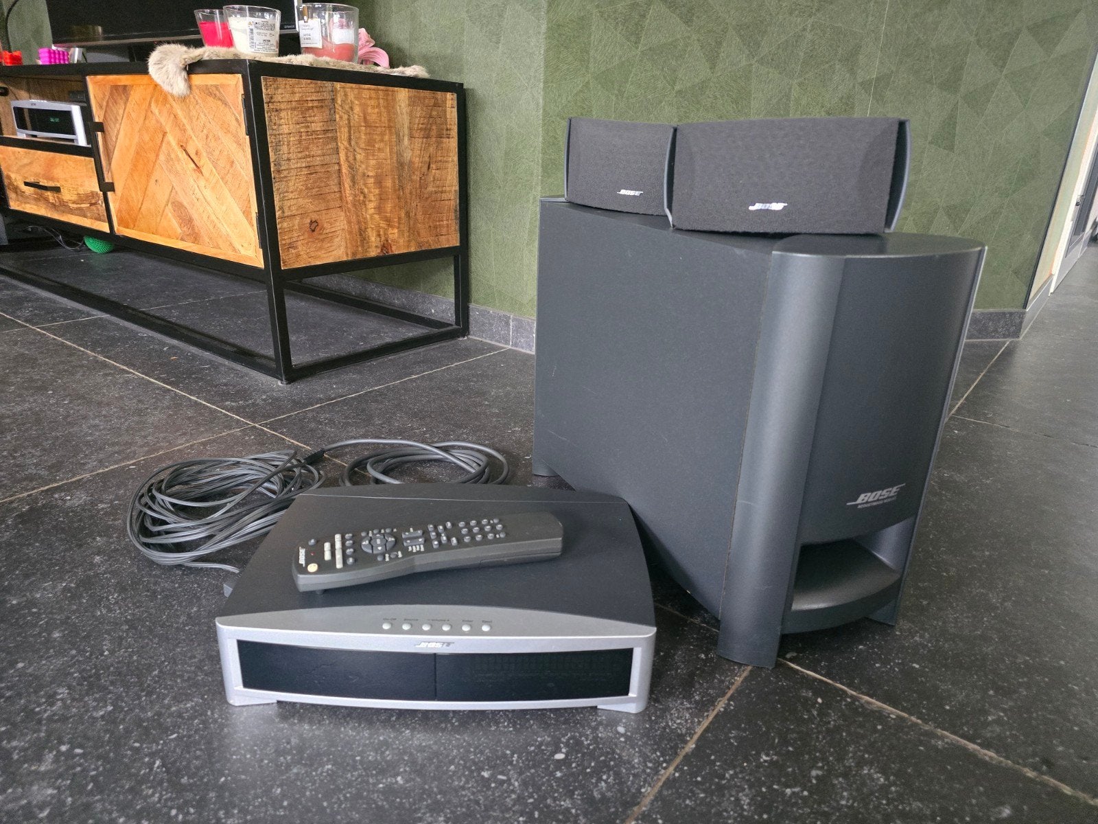 Bose Lifestyle AV3-2-1II Media Center met 2.1 systeem, Overige merken, Gebruikt, 2.1-systeem, Ophalen of Verzenden