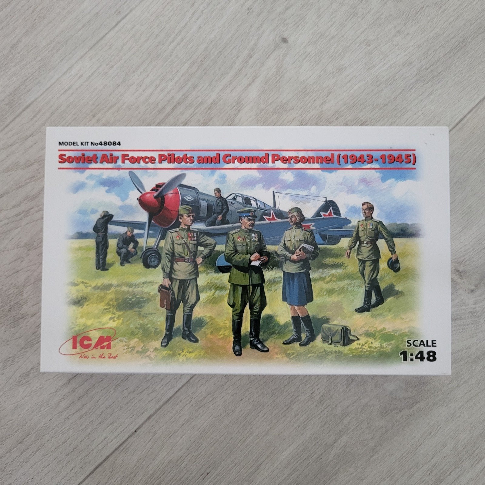 ICM Soviet Air Force Piloten en Grondpersoneel 1:48, Ophalen of Verzenden, 1:35 tot 1:50