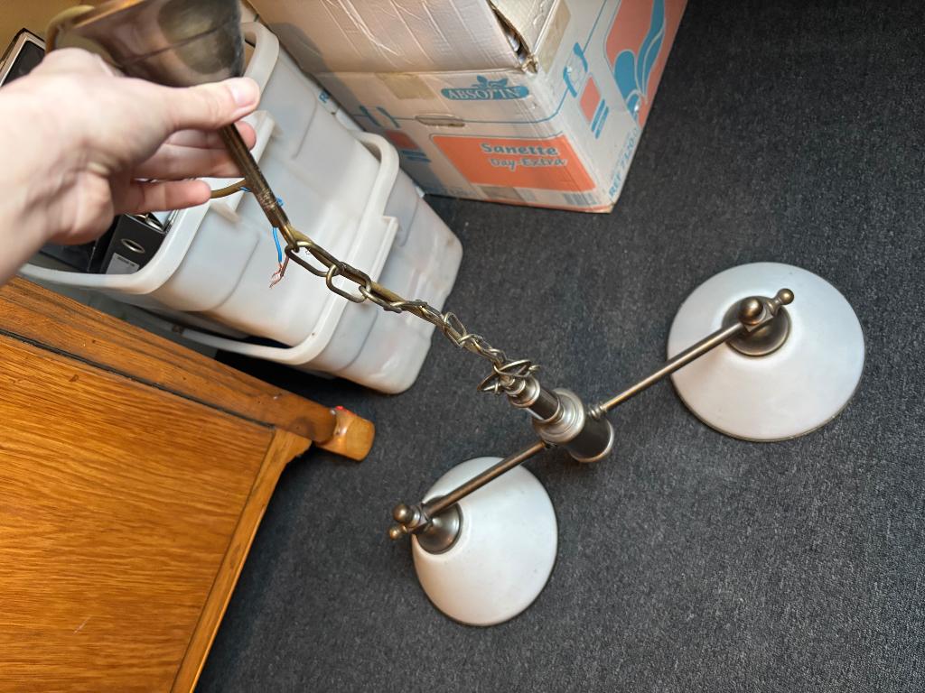 Hanglamp, Huis en Inrichting, Lampen | Hanglampen, Ophalen, Gebruikt, Minder dan 50 cm