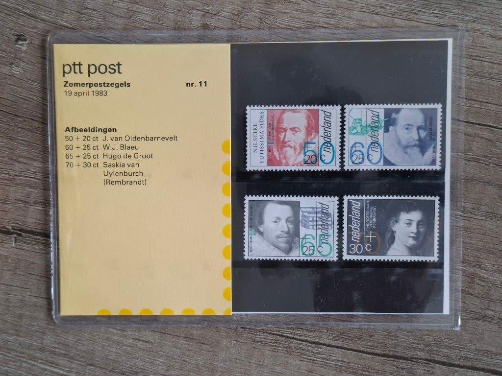 Zes PTT mapjes, Postzegels en Munten, Ophalen of Verzenden, Na 1940, Postfris