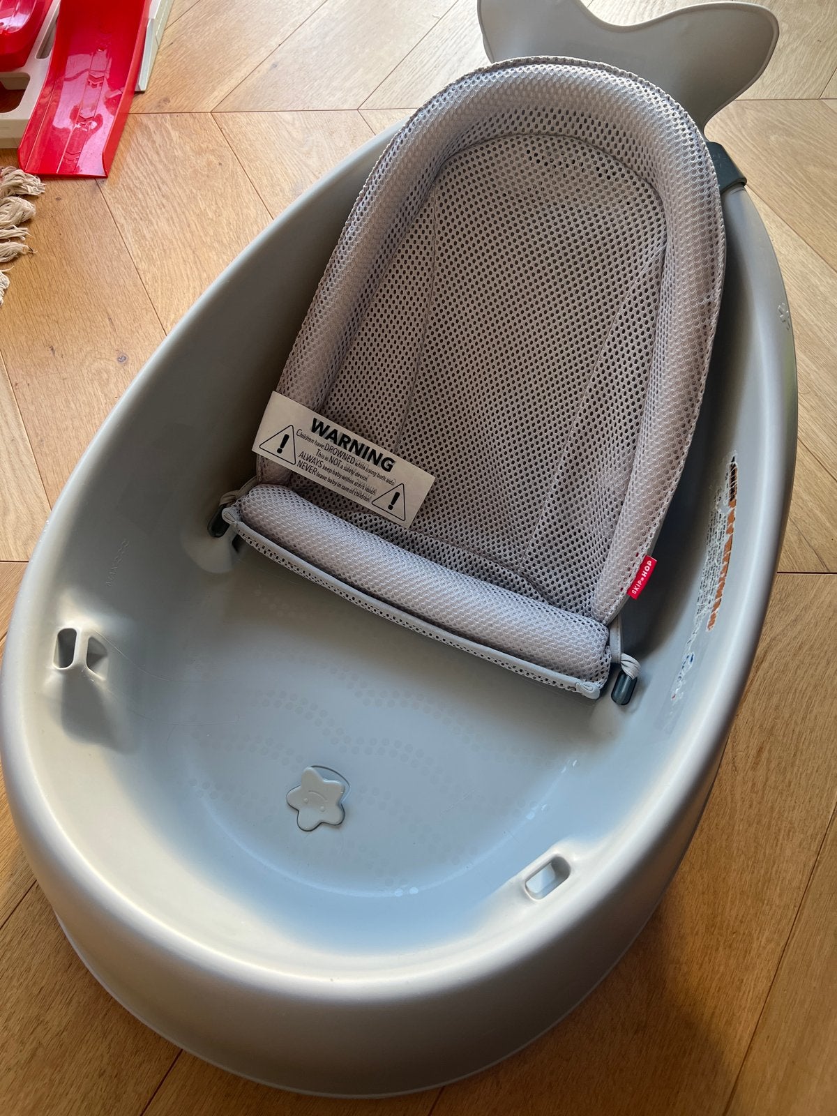 Skip Hop Moby Walvis Baby Badje - Zo goed als nieuw, Ophalen, Zo goed als nieuw, Badje, Overige merken