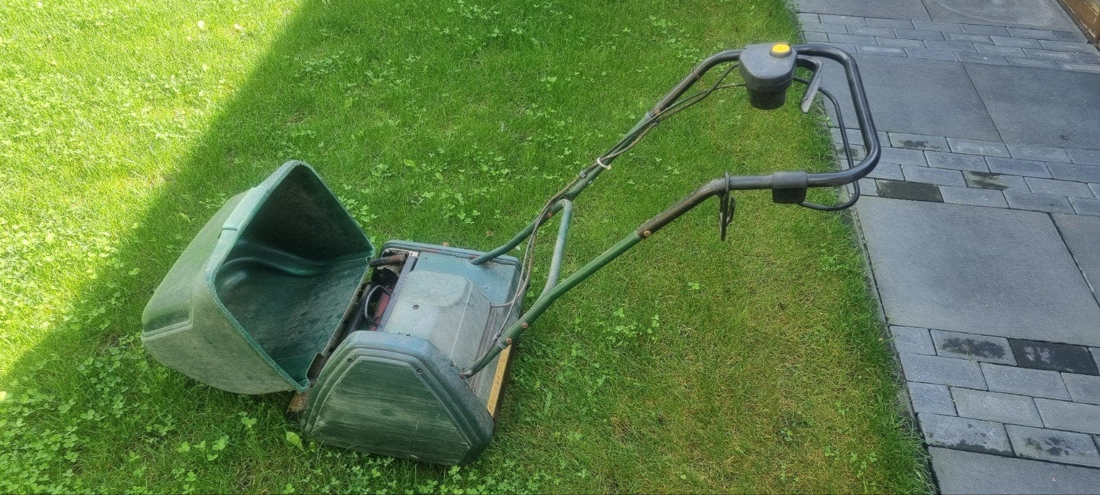 Atco quelcast elektrisch kooimaaier, Tuin en Terras, Kooimesmaaier, Ophalen, Gebruikt