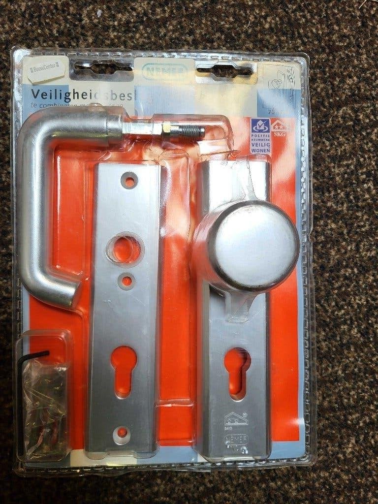 Voordeur beslag SKG2 Veiligheidsbeslag, Verzenden, Nieuw, Overige materialen, Klink of Kruk