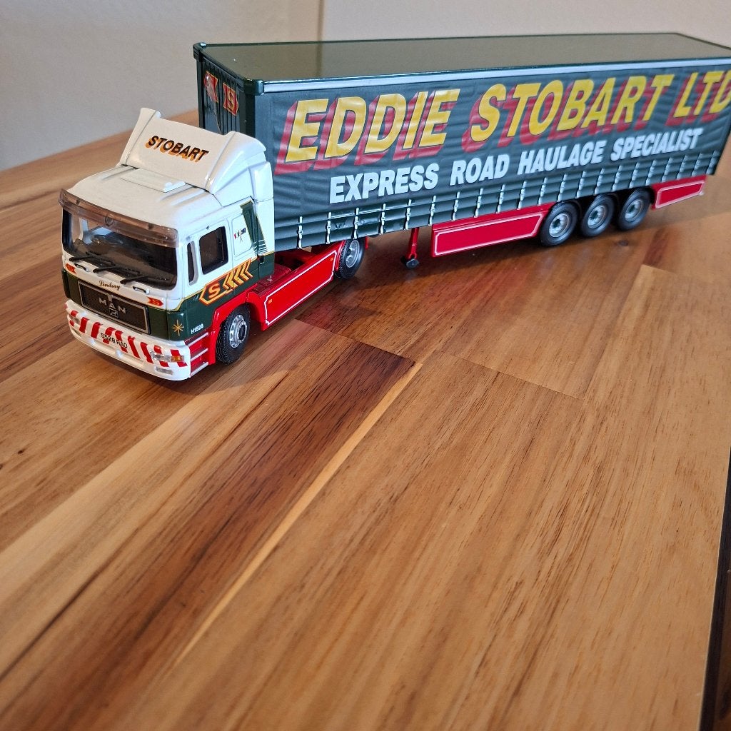 MAN Eddie Stobart Ltd. vrachtwagenmodel, Hobby en Vrije tijd, Modelauto's | 1:50, Ophalen of Verzenden, Zo goed als nieuw, Bus of Vrachtwagen