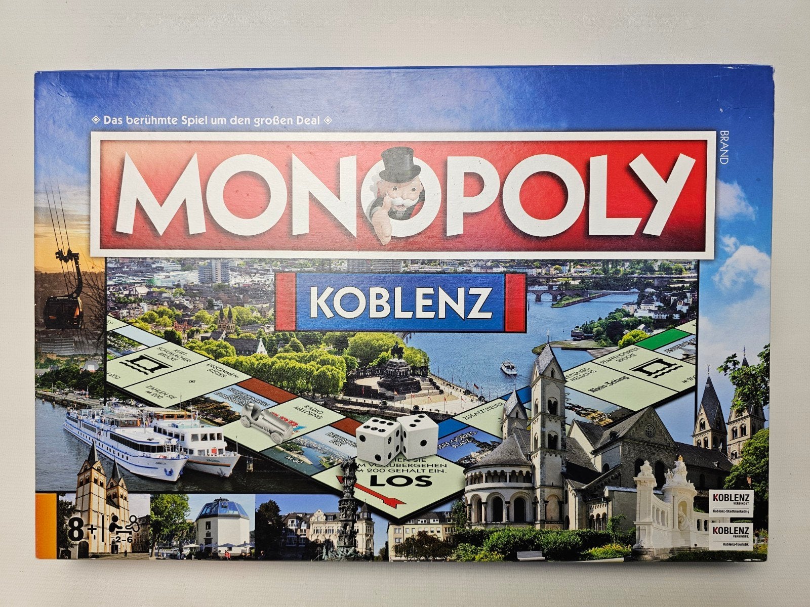 # Monopoly Koblenz - Speciale editie van het klassieke spel, Drie of vier spelers, Ophalen of Verzenden, Zo goed als nieuw, Winning Moves