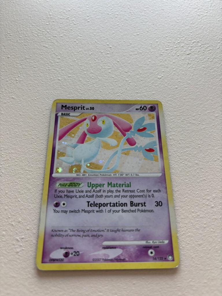 Mesprit Holo, Ophalen of Verzenden, Gebruikt, Losse kaart