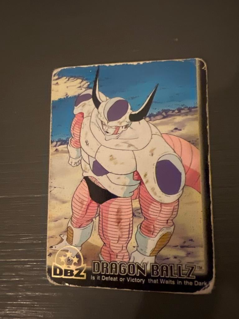 Dragon Ball Z Frieza Kaart - Zeldzaam Verzamelobject, Ophalen of Verzenden, Gebruikt, Strip of Tekenfilm