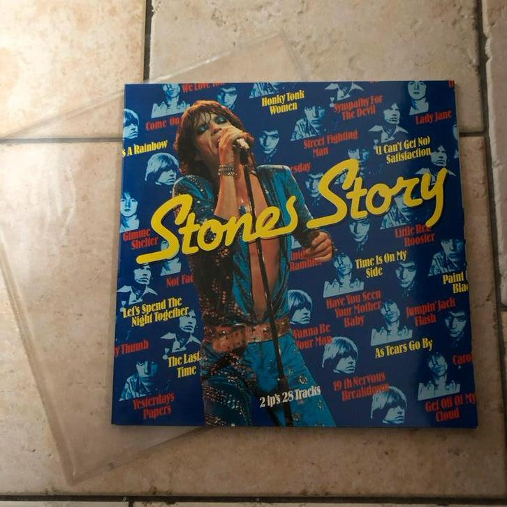 The Rolling Stones Story - Dubbel LP, Cd's en Dvd's, Vinyl | Rock, Ophalen of Verzenden, Gebruikt, 12 inch, Rock-'n-Roll