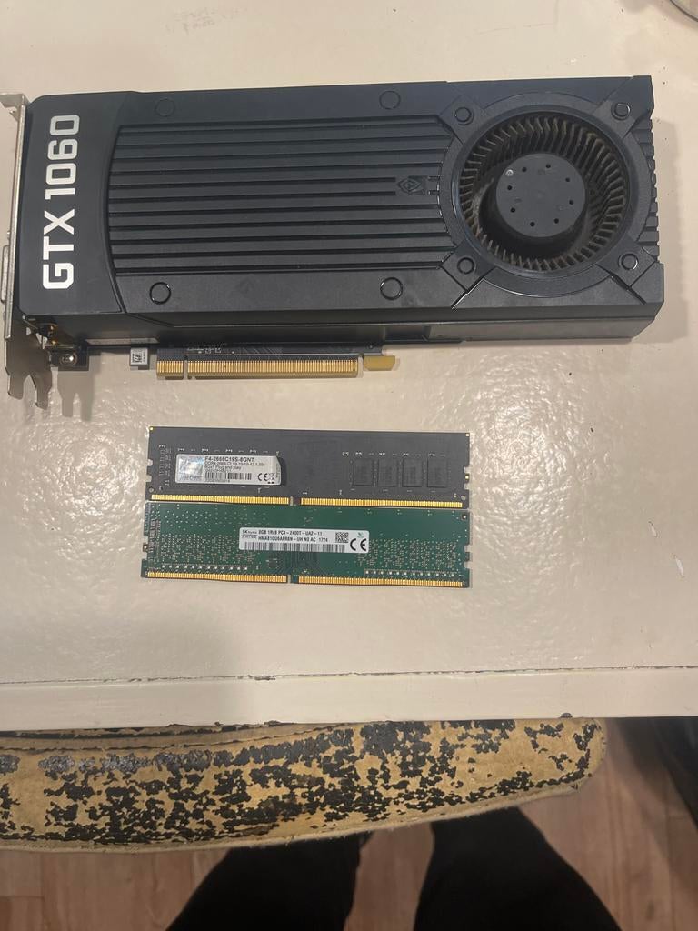 NVIDIA GeForce GTX 1060 3GB Videokaart + 16 GB DDR4 Ram, Computers en Software, Videokaarten, PCI-Express 3, Gebruikt, HDMI, Ophalen of Verzenden