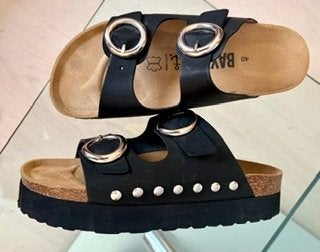Bayton plateau slippers 40, Ophalen of Verzenden, Nieuw, Zwart