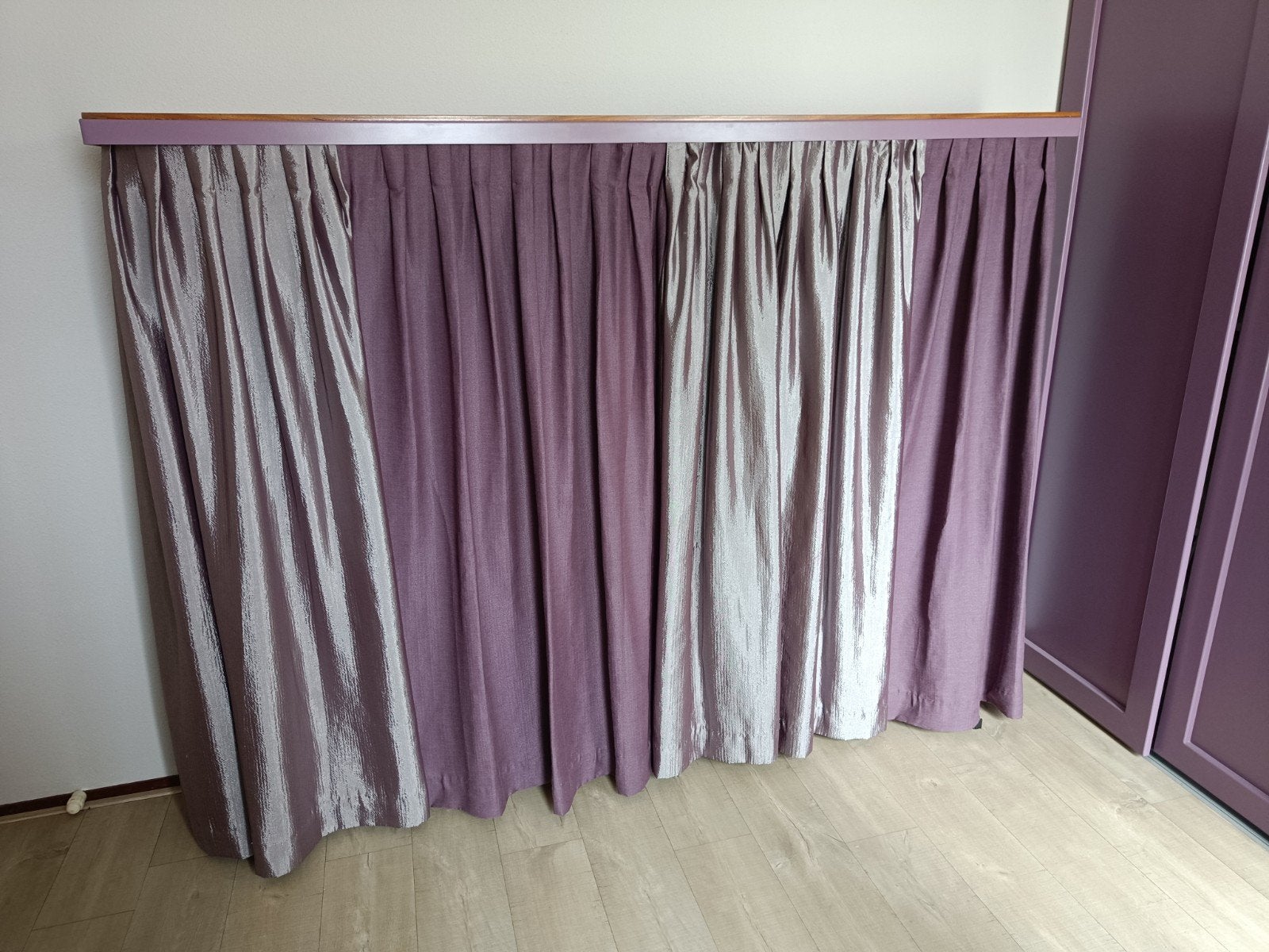 2 persoons opklapbed / wandbed met matras, Ophalen, Gebruikt, Twijfelaar, Metaal