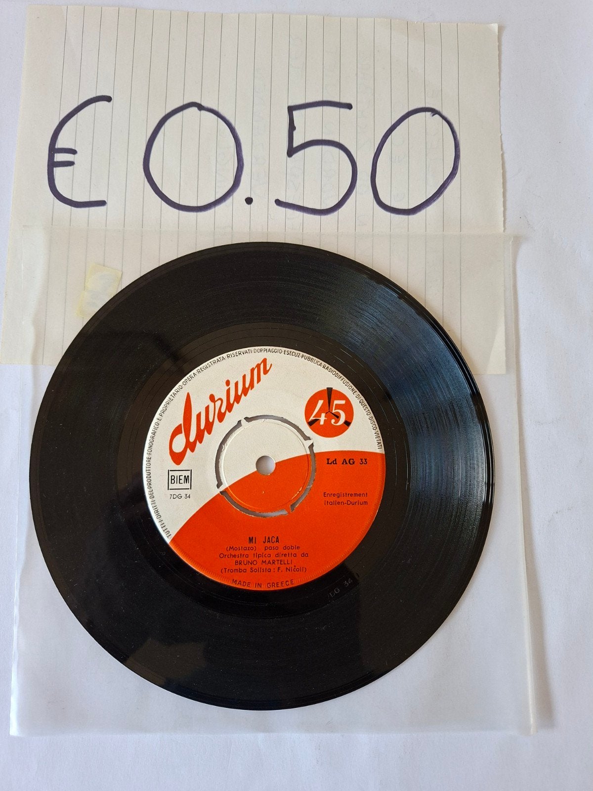 Bruno Martelli, Ophalen of Verzenden, Gebruikt, 7 inch, Pop