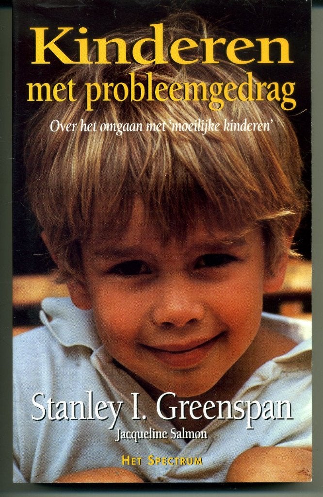 Stanley I. Greenspan Kinderen met probleemgedrag boek 1996, Ophalen of Verzenden, Zo goed als nieuw, Stanley I. Greenspan
