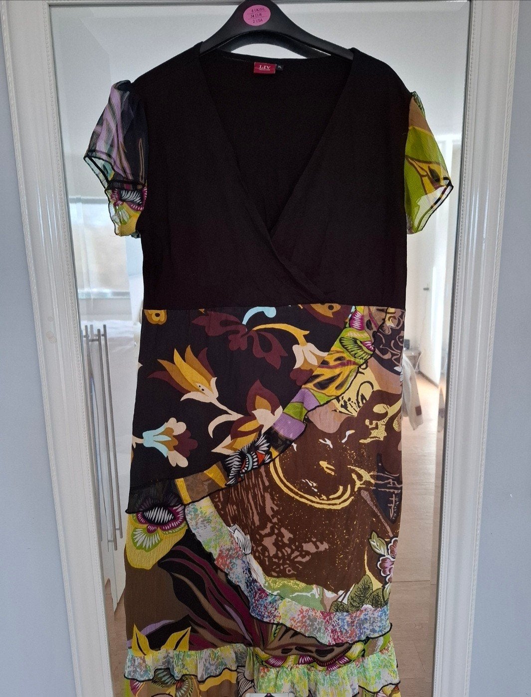 Liv Ibiza-stijl zomerjurk - Maat XL, Meerkleurig, Maat 46/48 (XL) of groter, Ophalen of Verzenden, Liv