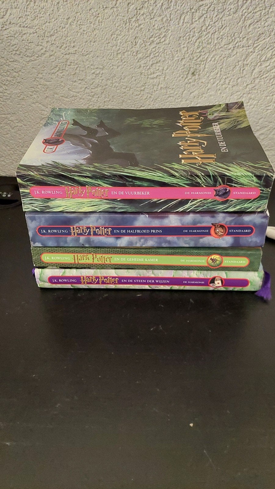 Harry Potter boekenreeks - Deel 1, 2, 4, 6, Ophalen of Verzenden, Gebruikt, Boek of Poster