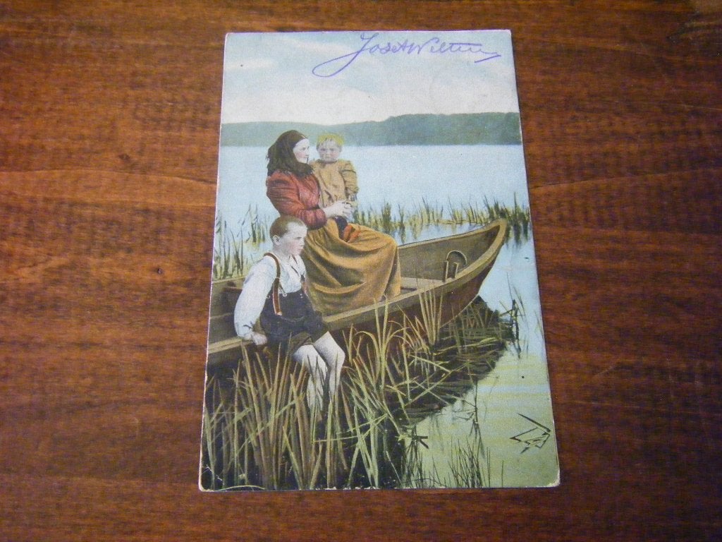 K39 - Roeien - Roeiboot - 1906 - Mooi/Zeer oud 3, Ophalen of Verzenden, Voor 1920, Overige thema's