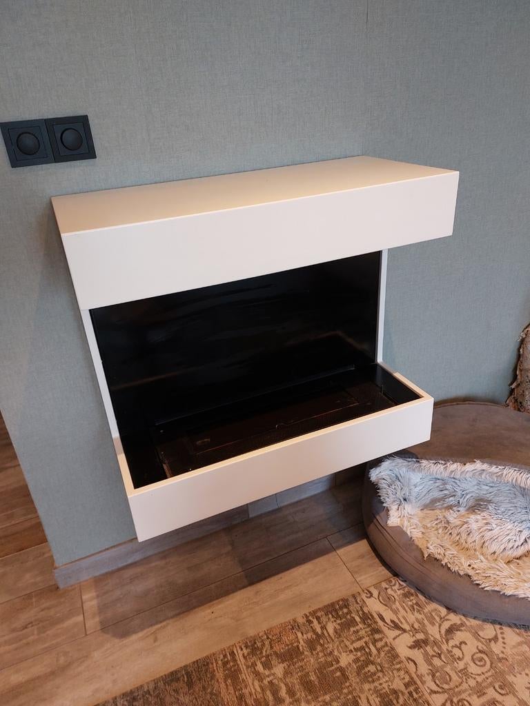 Xaralyn Bio Ethanol Sfeerhaard (wandhaard) (wit), Huis en Inrichting, Haarden, Verzenden, Gebruikt, Hangende haard, Overige soorten