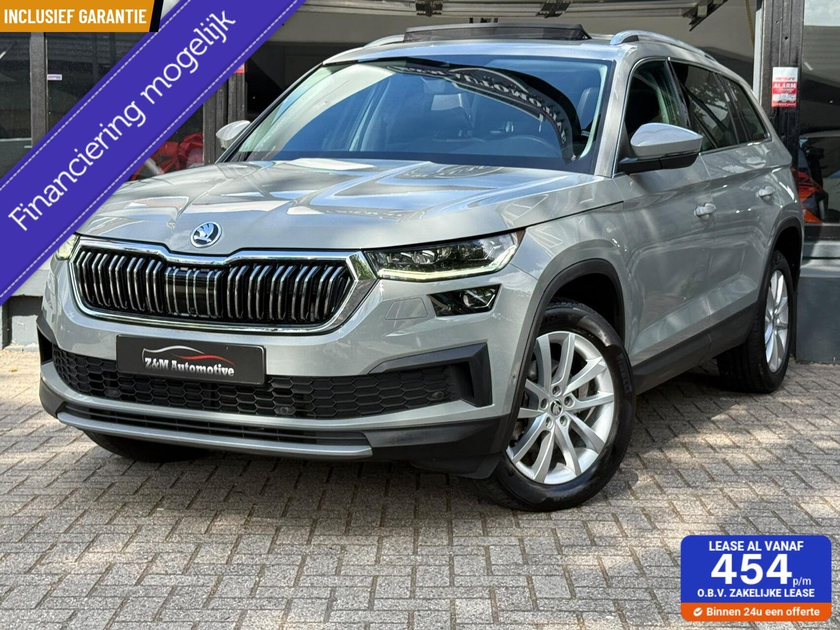 Skoda Kodiaq 1.5 TSI 7 Pers Aut*Pano*Matrix*Keyless*Navi, 4 cilinders, 150 pk, 14 km/l, Bedrijf