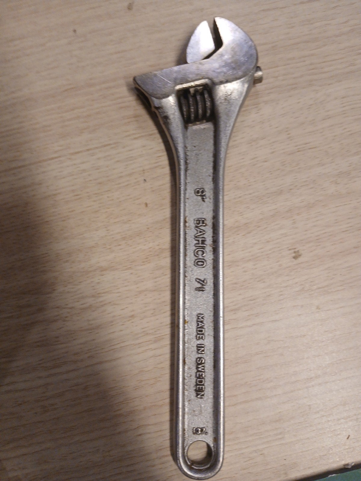 Bahco verstelbare moersleutel - Made in Sweden, Verzenden, Gebruikt, Sleutel/ratel, Overige merken