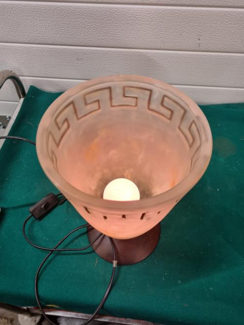 -	Tafellamp griekse zuil met schakelaar, Ophalen of Verzenden, 'T Olde Gre-j, Info@toldegrej.nl, Endepoelstraat 20f Didam