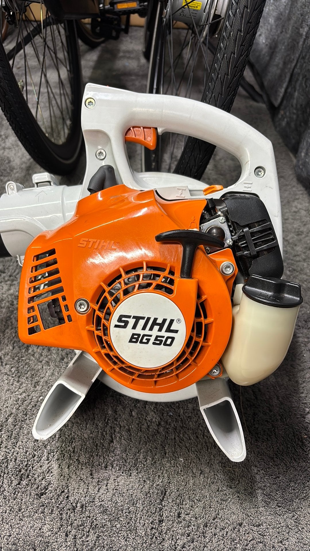 Bladblazer stihl benzine, Ophalen, Zo goed als nieuw, Benzine, Handgedragen