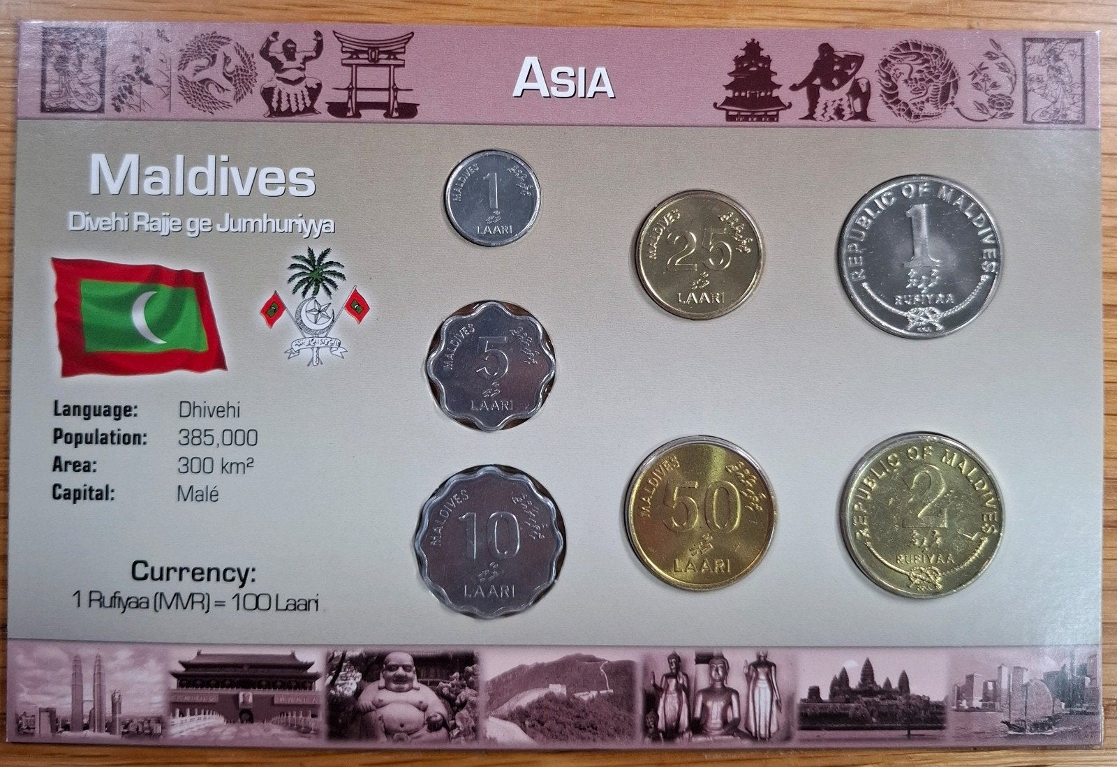 Coins of the World muntset Maldiven, Ophalen of Verzenden, Midden-Oosten