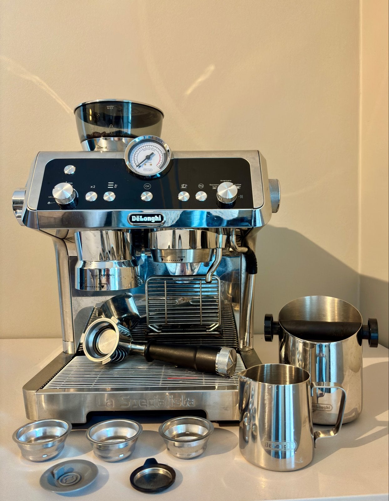 De'Longhi La Specialista EC9355.M, Ophalen, Afneembaar waterreservoir, Espresso apparaat, Koffiebonen