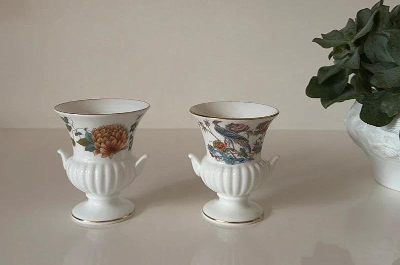 2 Wedgwood vaasjes, Ophalen of Verzenden, Zo goed als nieuw, Porselein, Overige typen