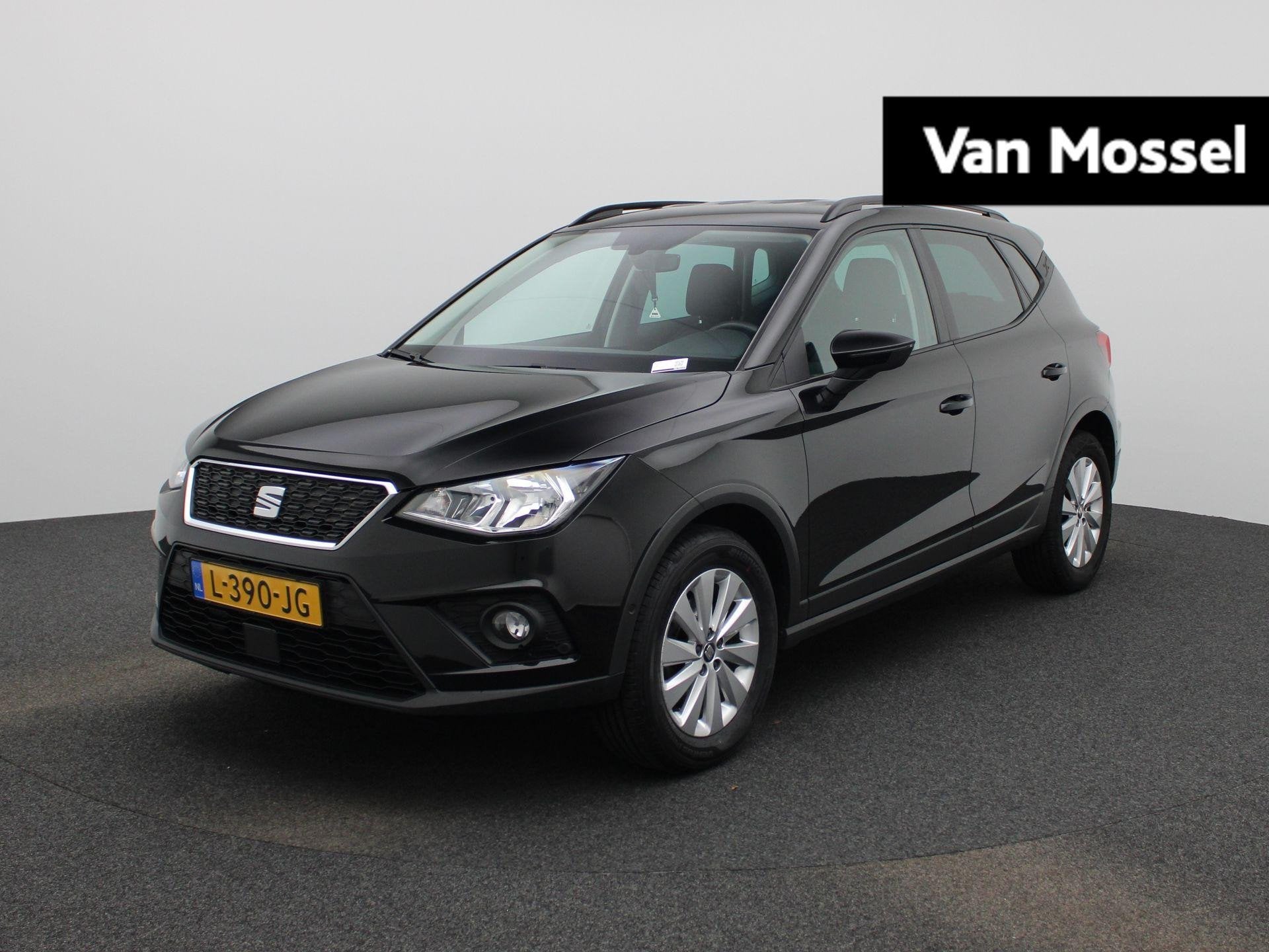 SEAT Arona 1.0 TSI Business Intense | ACHTERUITRIJCAMERA | P, Auto's, 12 maanden, Stof, Gebruikt, Zwart