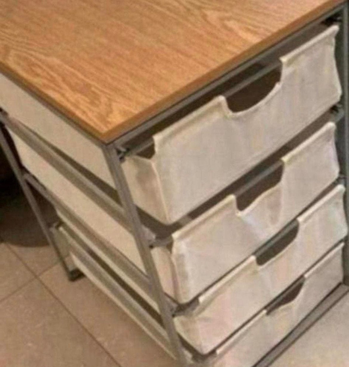 IKEA Antonius ladekast lade kast: 70Hx44Bx54 cm, Ophalen, 50 tot 100 cm, Zo goed als nieuw, 3 of 4 laden