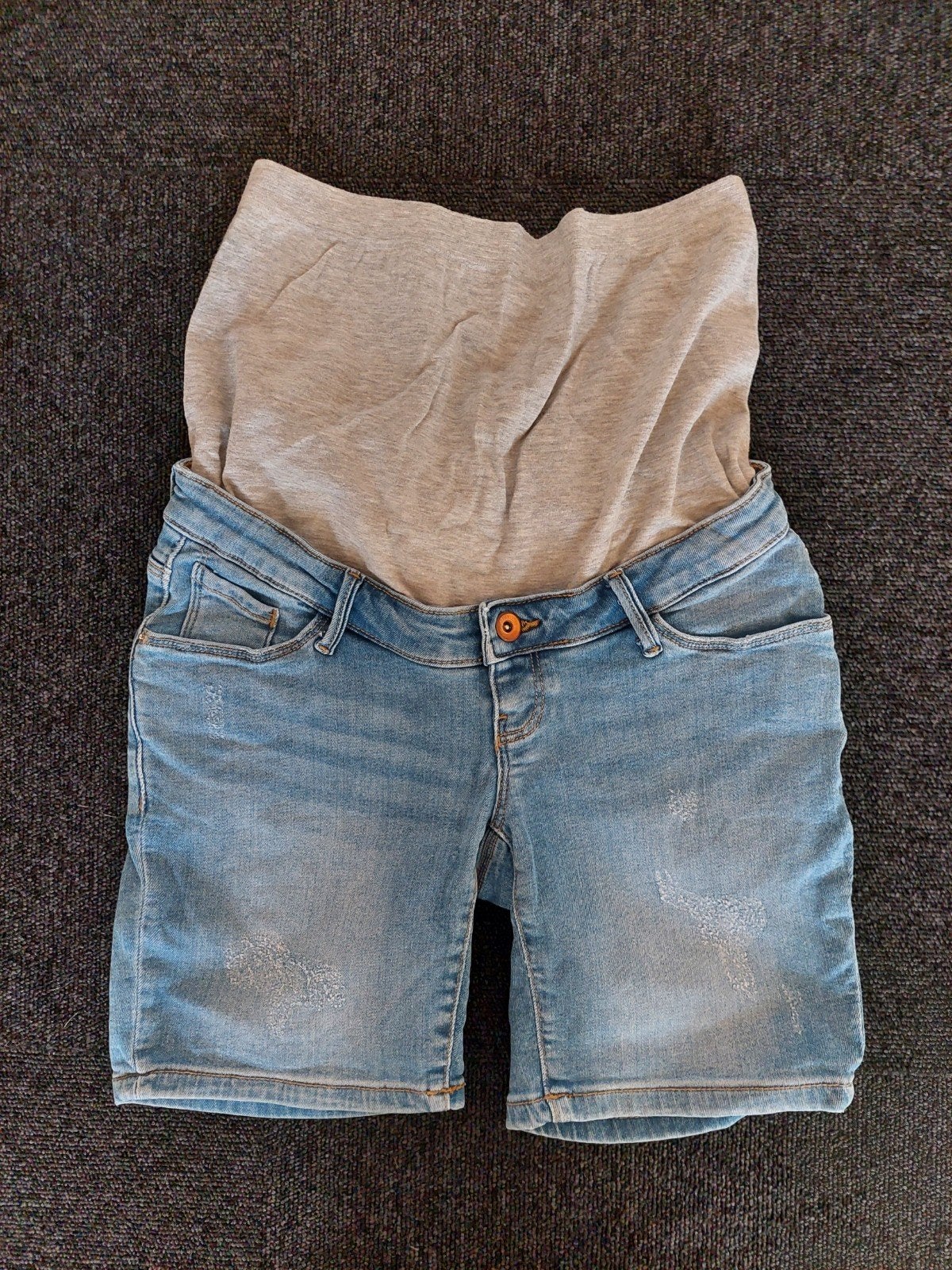 ONLY Maternity korte spijkerbroek maat XS, Kleding | Dames, Positiekleding, Only, Blauw, Ophalen of Verzenden, Zo goed als nieuw