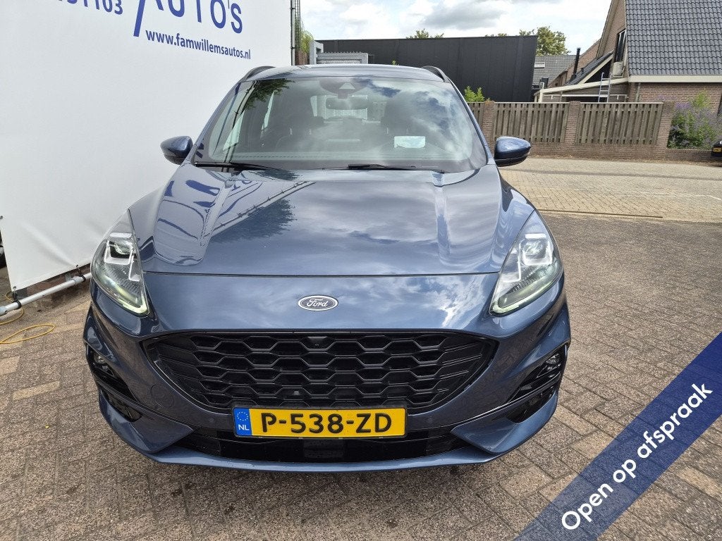 Ford Kuga 2.5 PHEV ST-Line (bj 2021, automaat), Auto's, Automaat, Gebruikt, 4 cilinders, Blauw