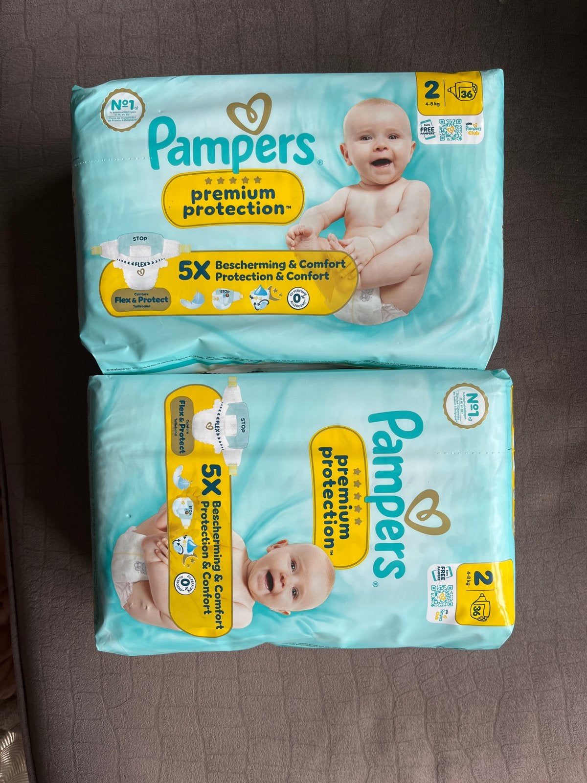 Pampers Premium Protection Luiers Maat 2 (2 pakken, 72 luier, Ophalen of Verzenden, Nieuw