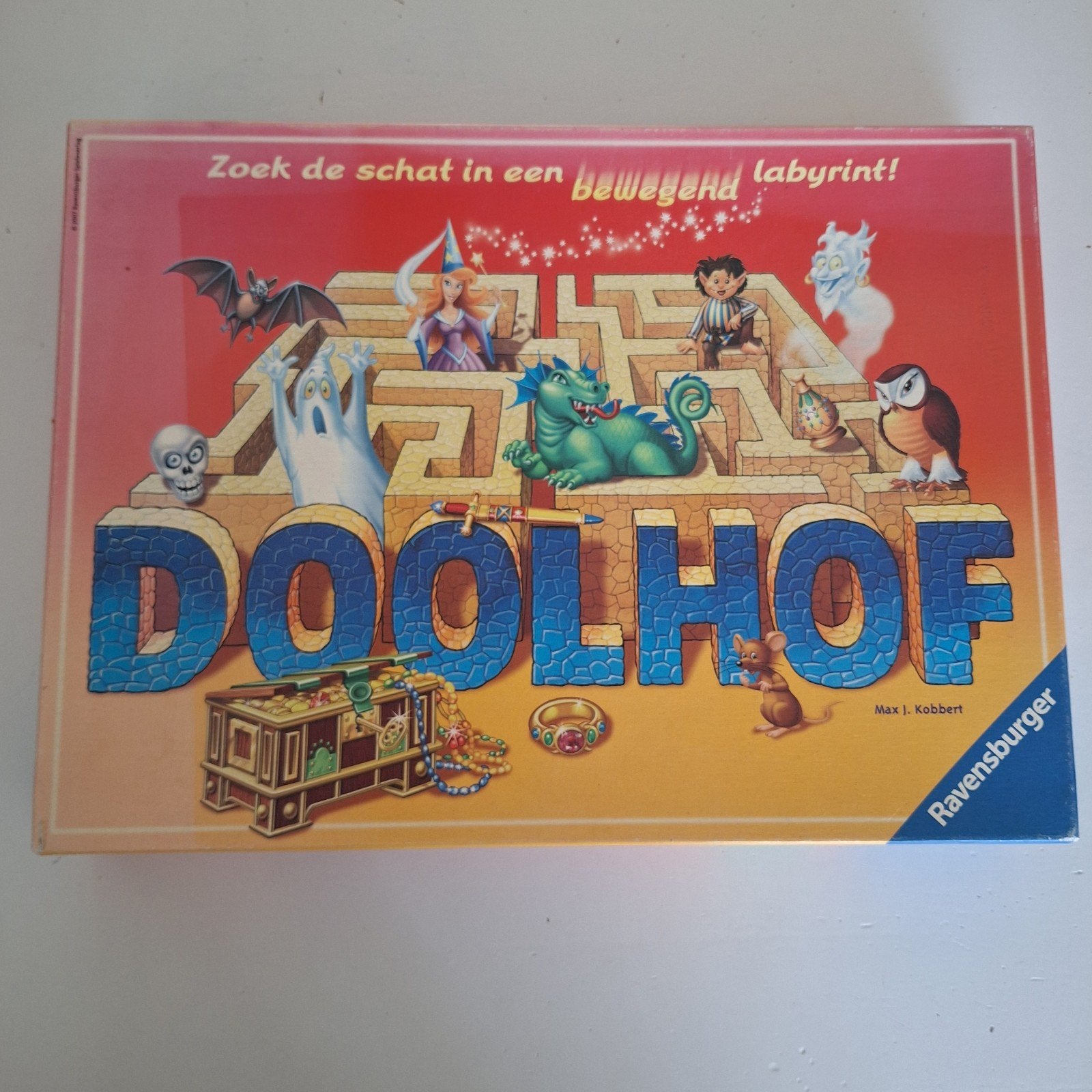 Doolhof Bordspel - Zoek de schat in een bewegend labyrint!, Gebruikt, Info@ravensburger.com, Robert-Bosch-Straße 1, 88214 Ravensburg, Duitsland