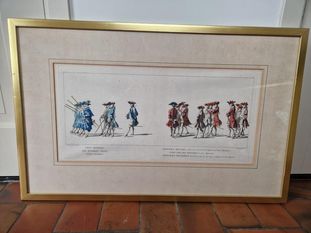 Plaat 12, ets gravure Lijkstatie Prins Willem IV, 1752, Antiek en Kunst, Kunst | Etsen en Gravures, Ophalen